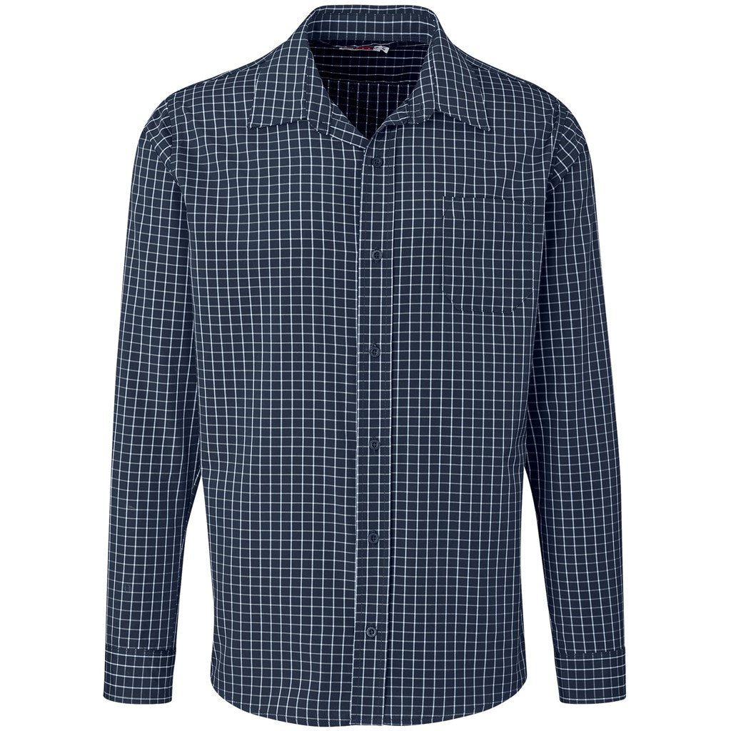 Men Long Sleeve Aston Shirt NAVY
