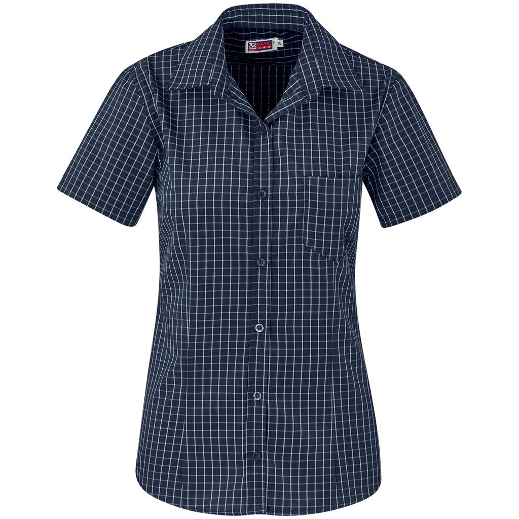 Ladies Short Sleeve Aston Shirt NAVY