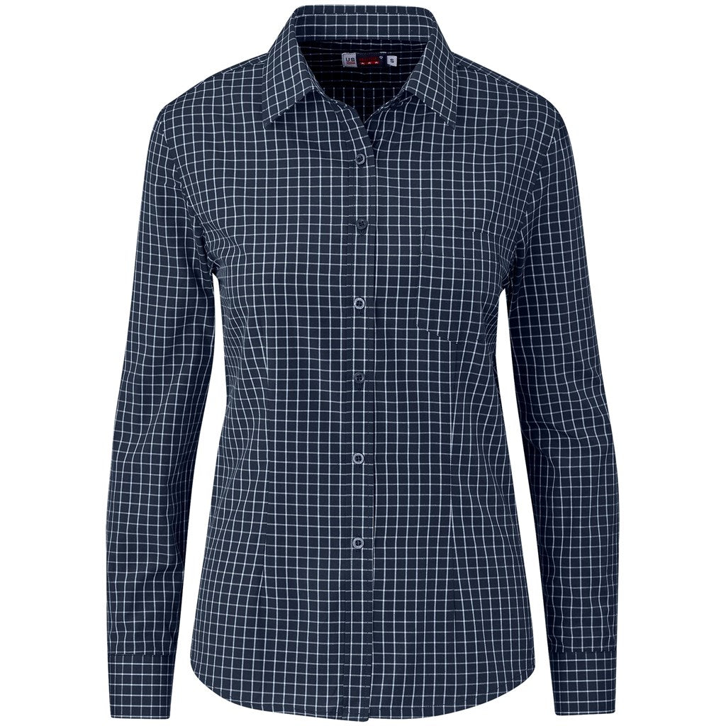 Ladies Long Sleeve Aston Shirt NAVY