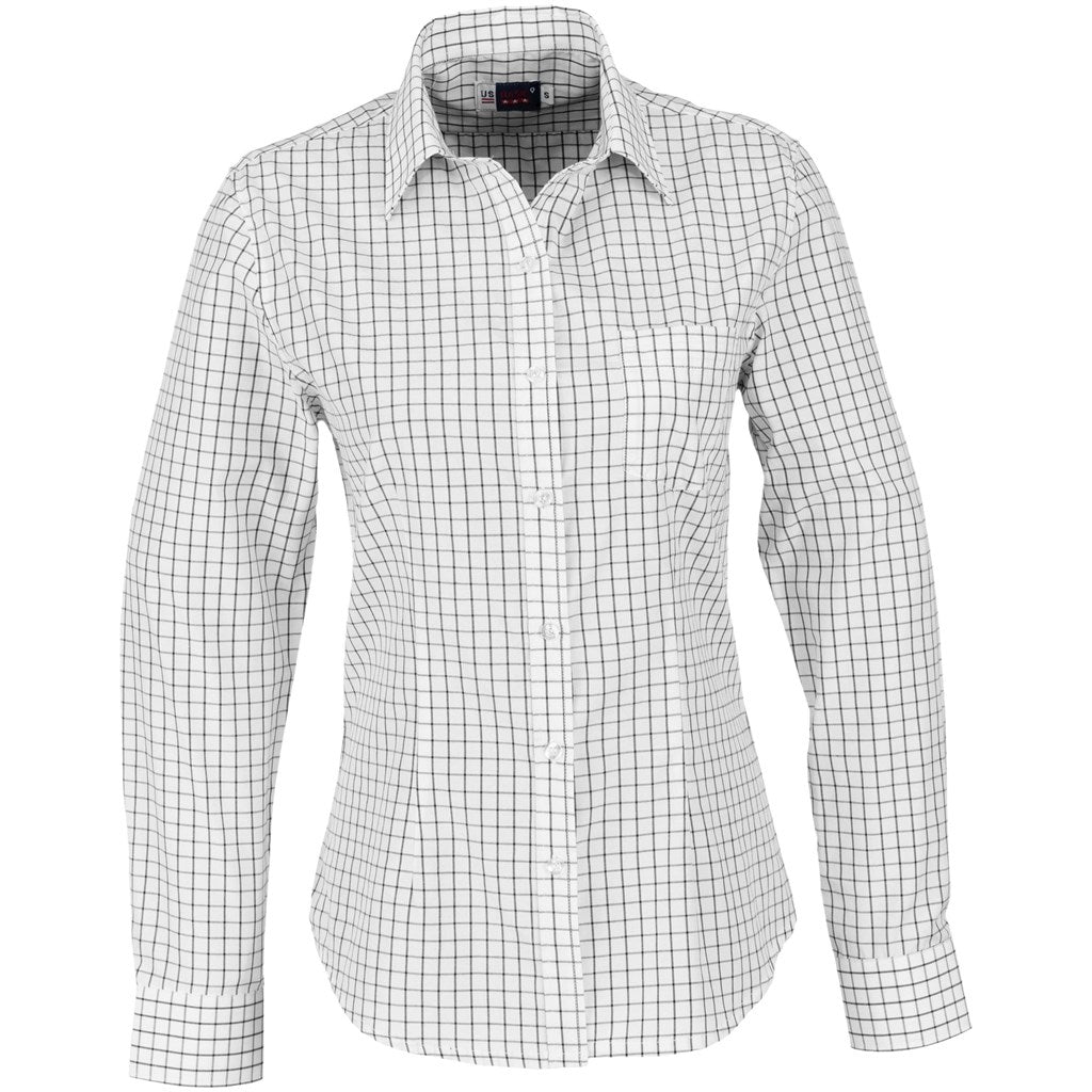 Ladies Long Sleeve Aston Shirt - White WHITE