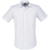 Mens Short Sleeve Huntington Shirt - White Light Blue WHITE LIGHT BLUE