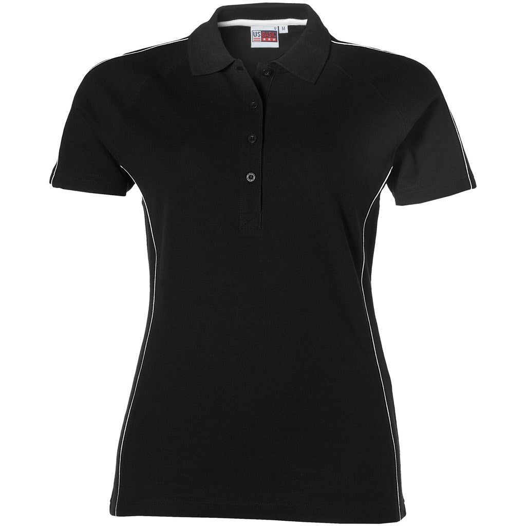 Ladies Pontiac Golf Shirt - Black BLACK