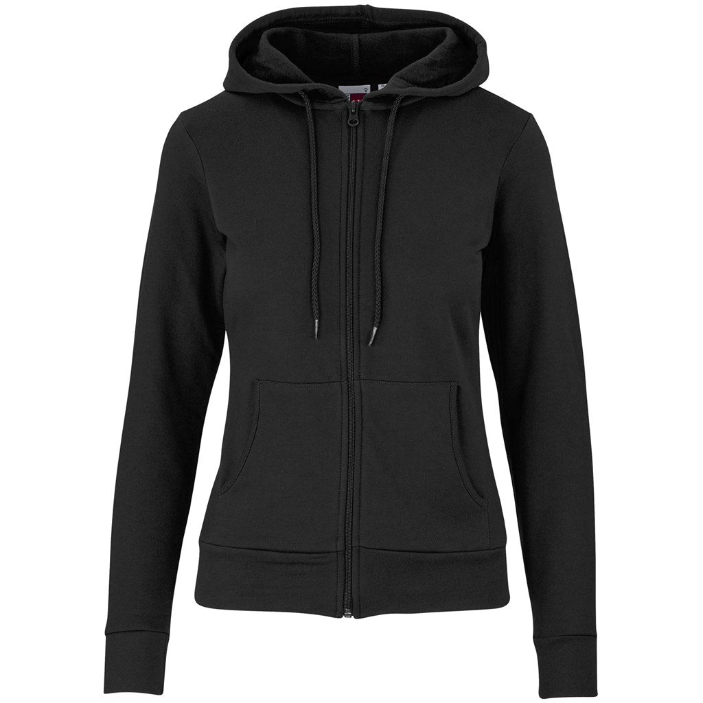 Ladies Bravo Hooded Sweater BLACK