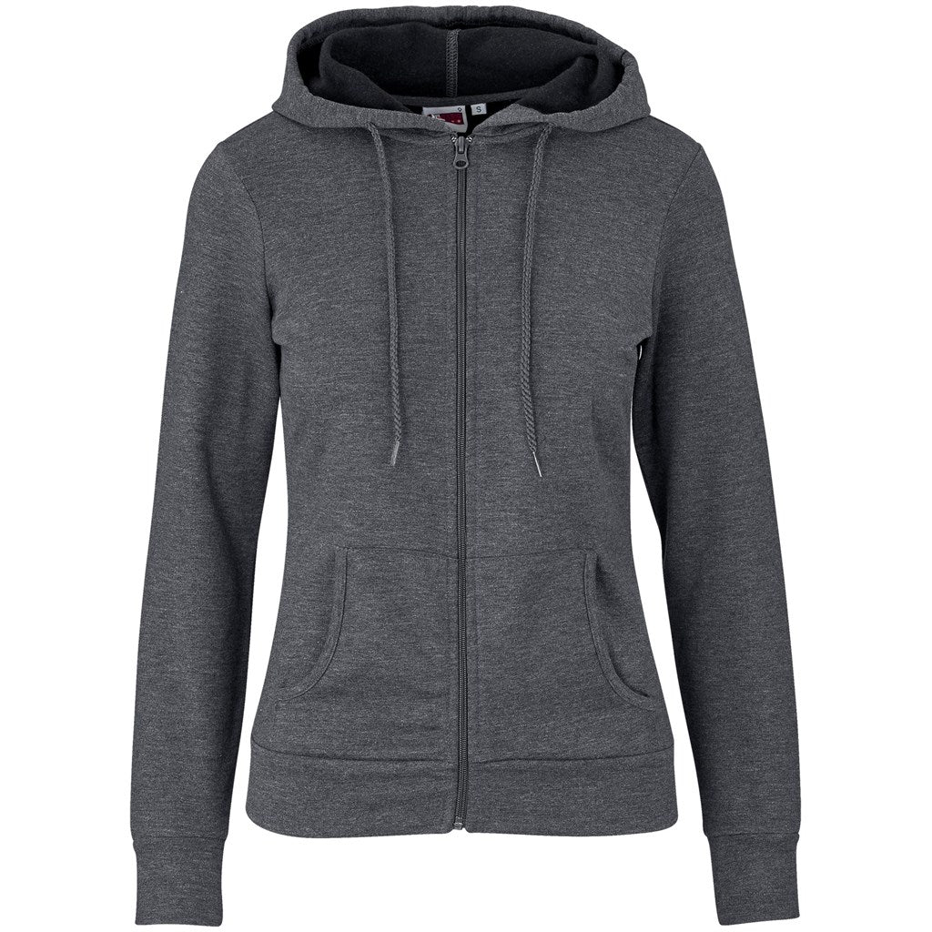 Ladies Bravo Hooded Sweater CHARCOAL