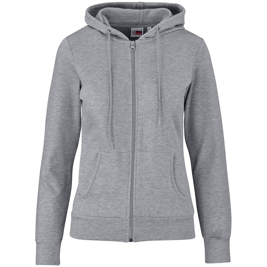 Ladies Bravo Hooded Sweater GREY