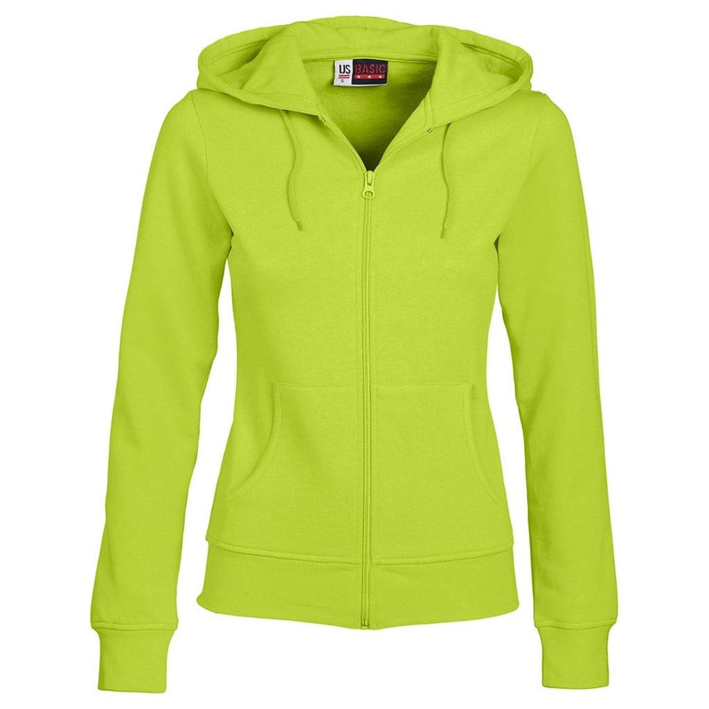 Ladies Bravo Hooded Sweater - Lime LIME