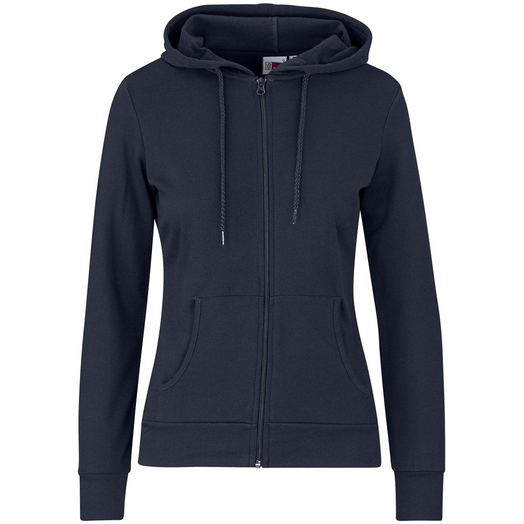 Ladies Bravo Hooded Sweater NAVY