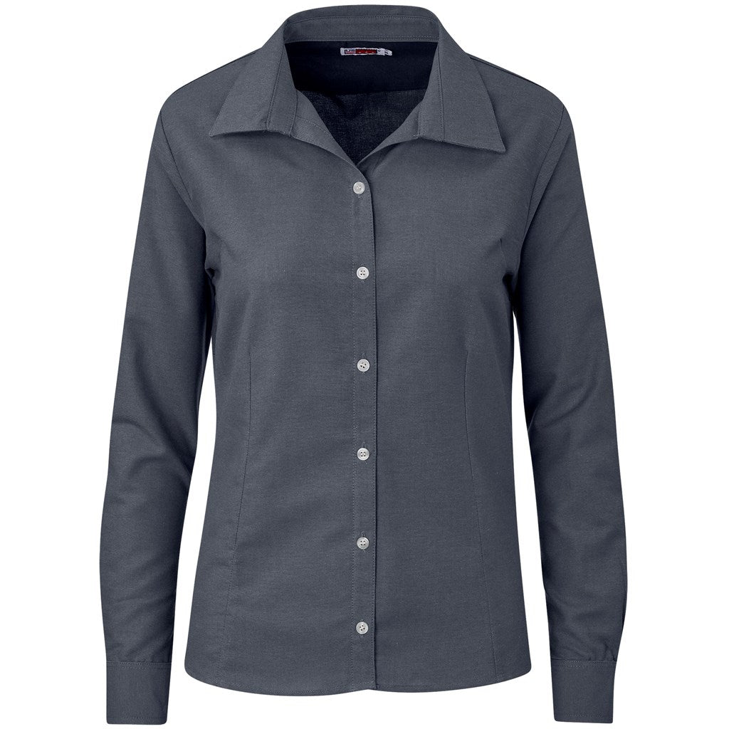 Ladies Long Sleeve Aspen Shirt GREY