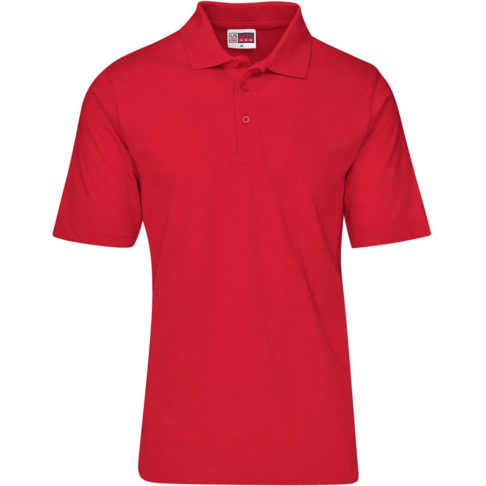 Mens Cardinal Golf Shirt RED