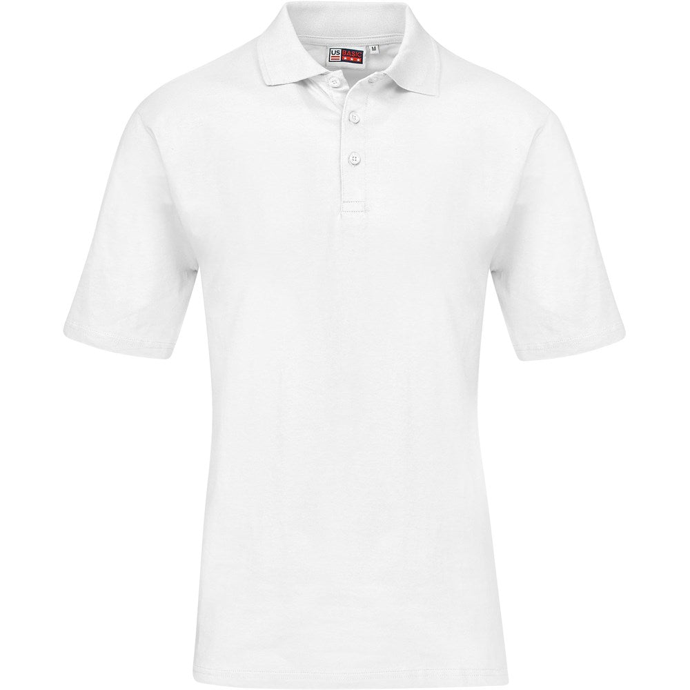 Mens Cardinal Golf Shirt WHITE