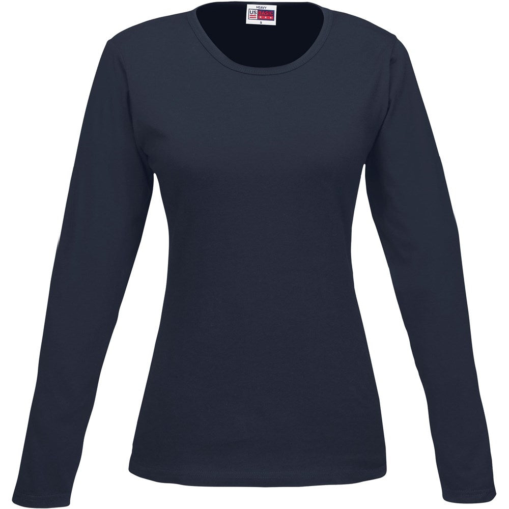 Ladies Long Sleeve Portland T-Shirt NAVY