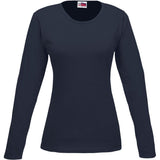 Ladies Long Sleeve Portland T-Shirt NAVY