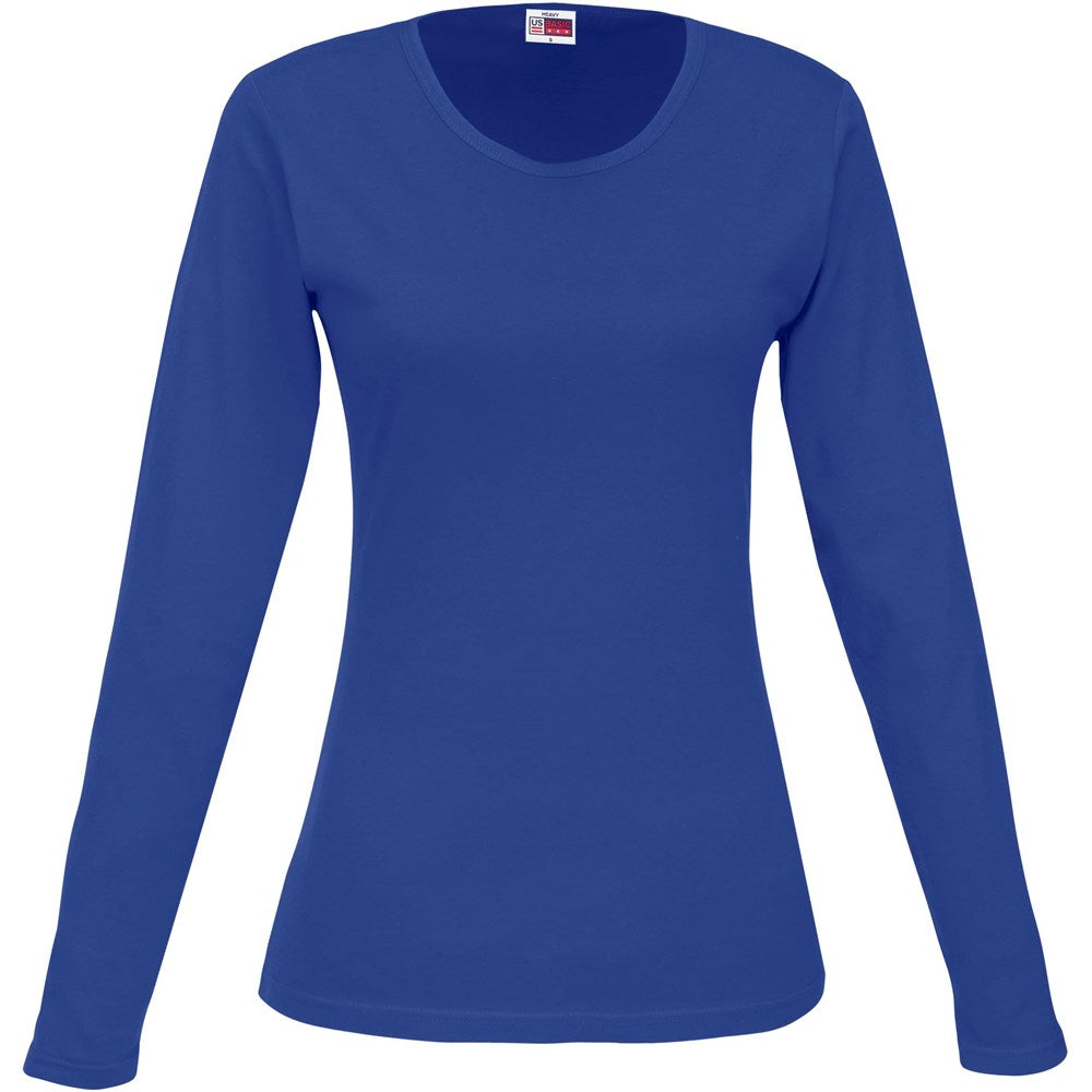Ladies Long Sleeve Portland T-Shirt ROYAL BLUE