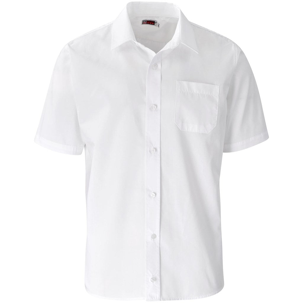 Mens Short Sleeve Kensington Shirt WHITE