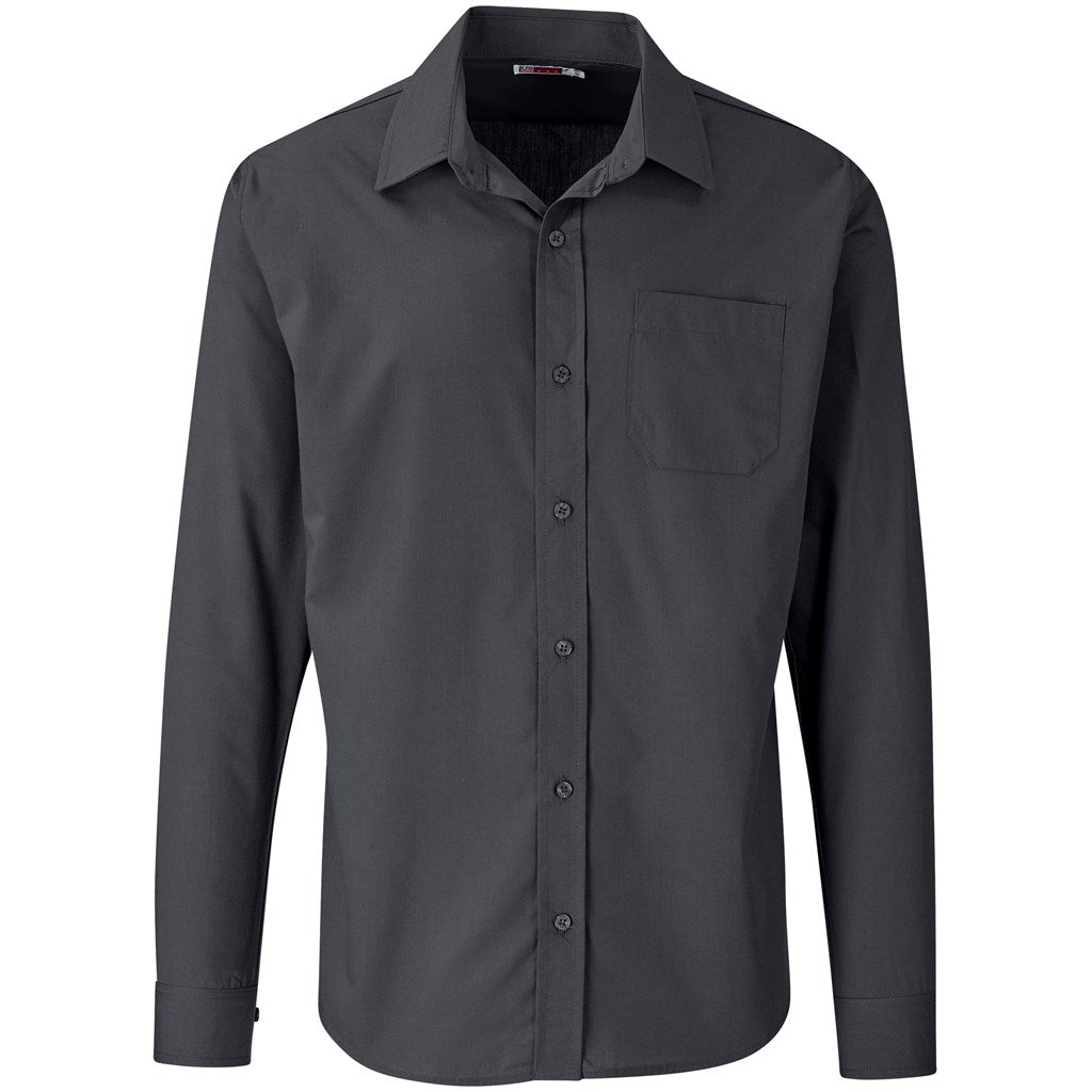 Mens Long Sleeve Kensington Shirt GREY
