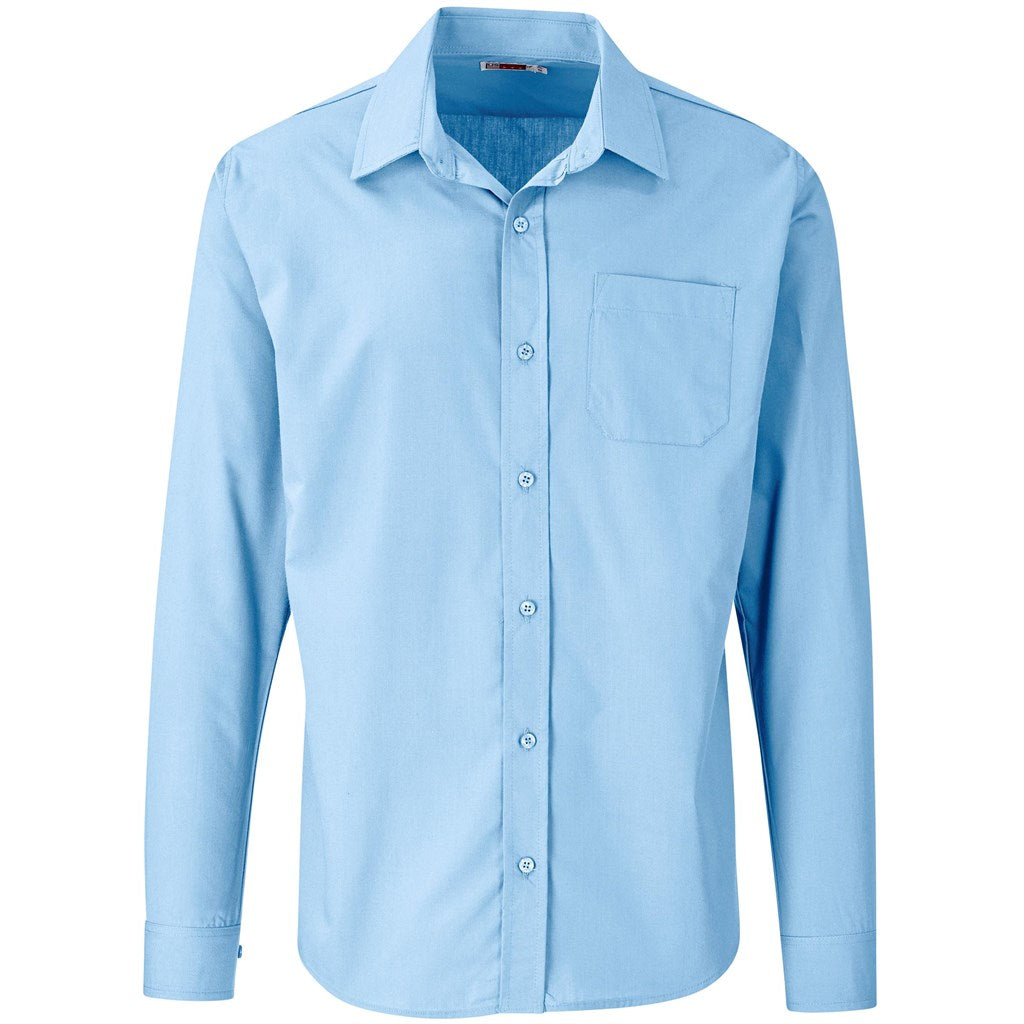 Mens Long Sleeve Kensington Shirt LIGHT BLUE