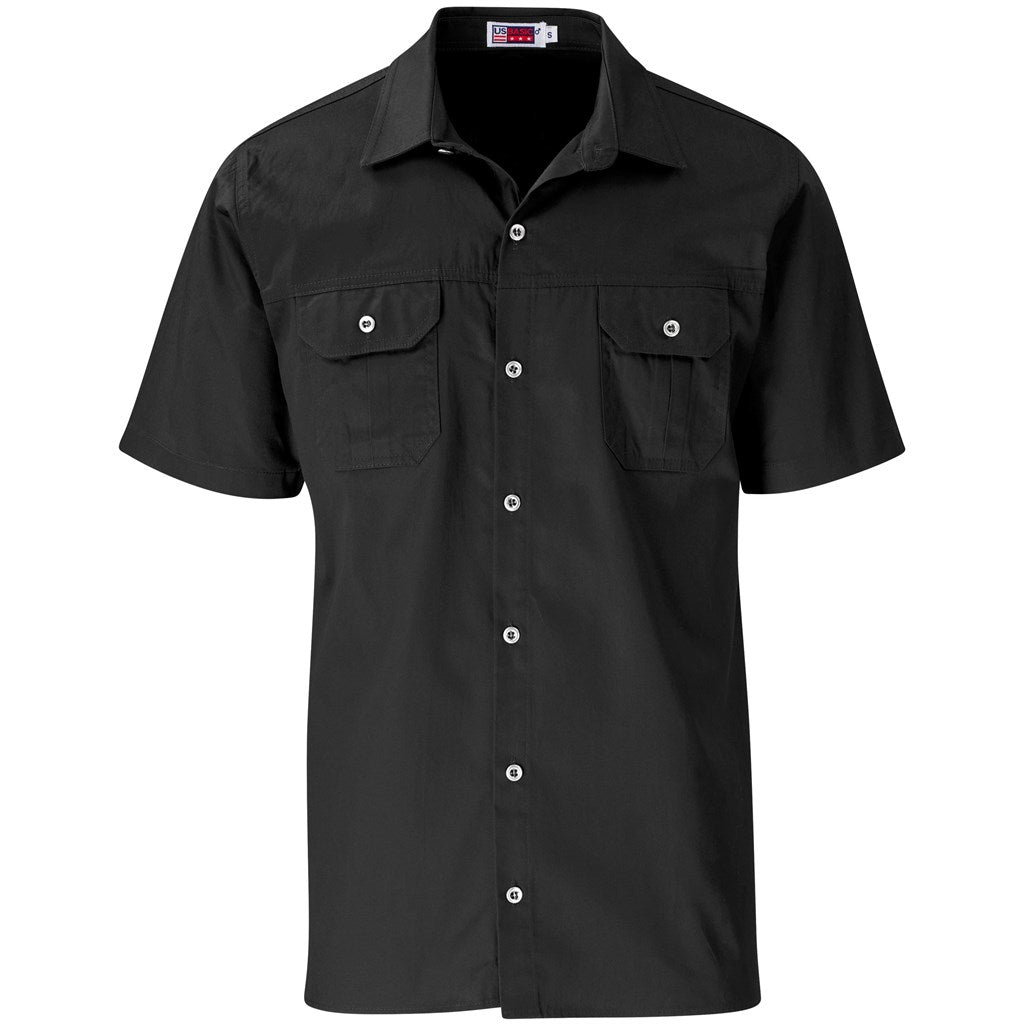 Mens Short Sleeve Wildstone Shirt BLACK