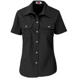 Ladies Short Sleeve Wildstone Shirt BLACK