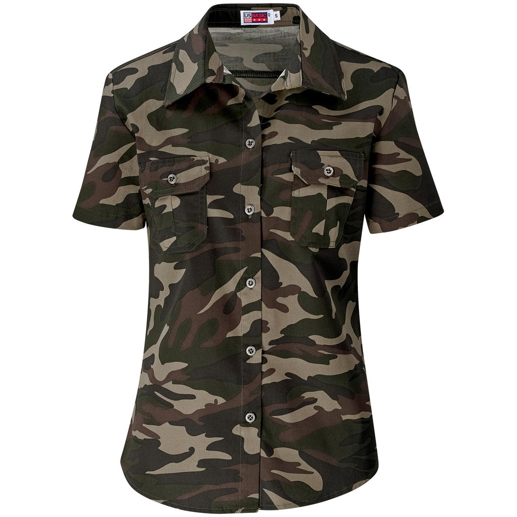 Ladies Short Sleeve Wildstone Shirt - Camouflage CAMOUFLAGE