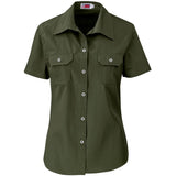 Ladies Short Sleeve Wildstone Shirt MILITARY GREEN