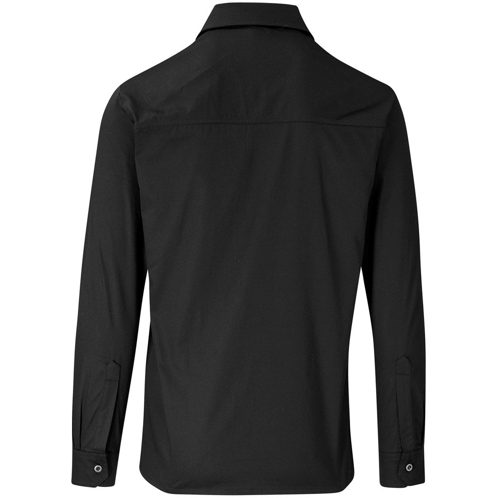 Mens Long Sleeve Wildstone Shirt BLACK