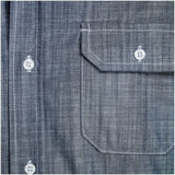 Mens Long Sleeve Windsor Shirt - Navy