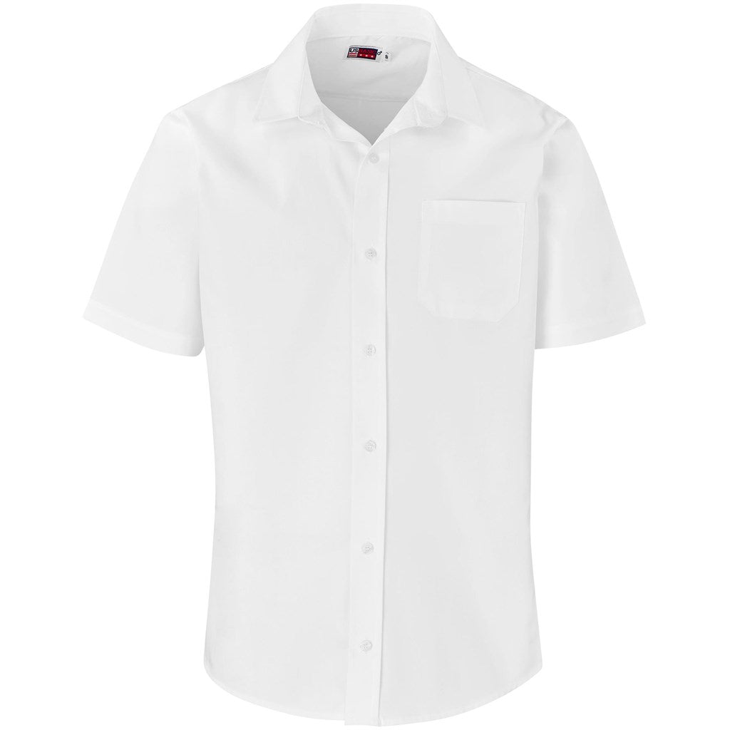 Mens Short Sleeve Milano Shirt WHITE