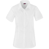 Ladies Short Sleeve Milano Shirt WHITE