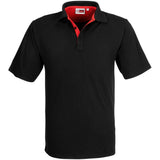 Mens Solo Golf Shirt - White RED