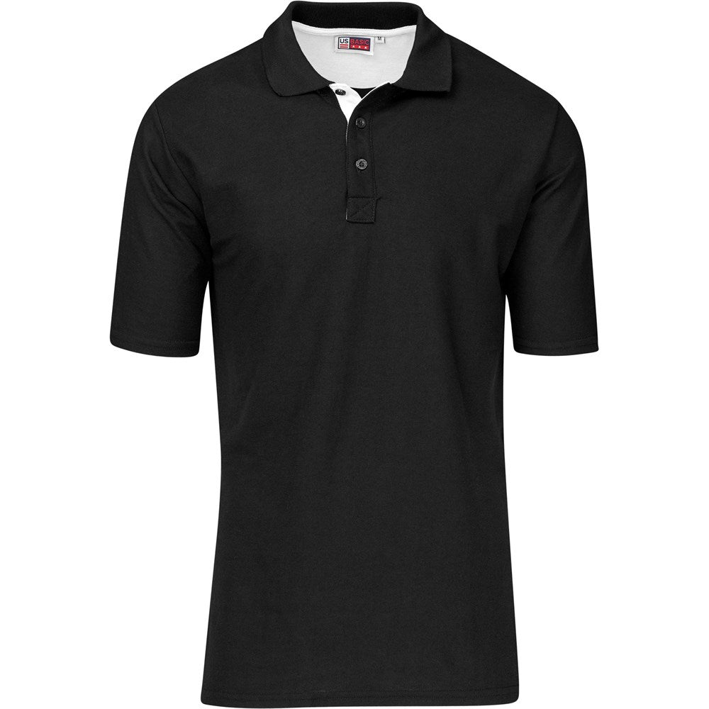 Mens Solo Golf Shirt - White WHITE