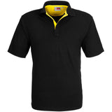 Mens Solo Golf Shirt - White YELLOW