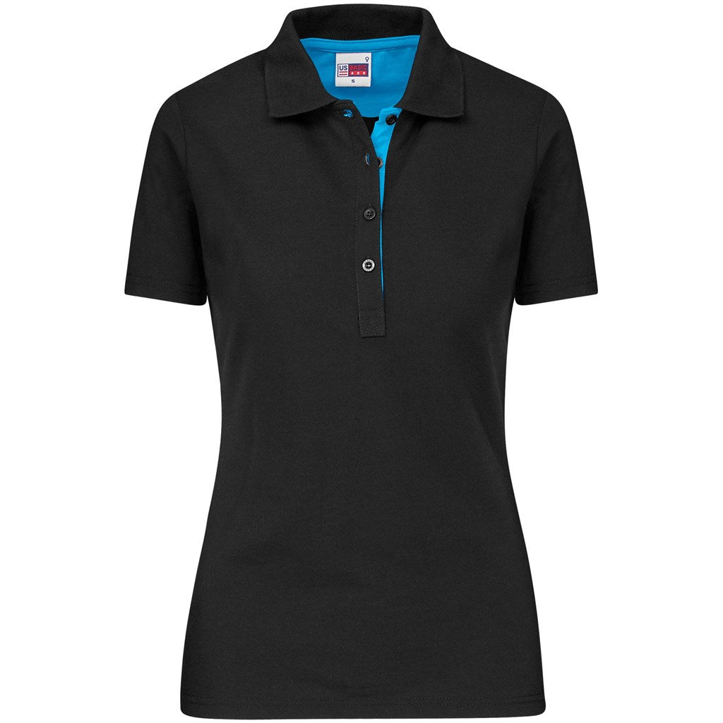 Ladies Solo Golf Shirt AQUA