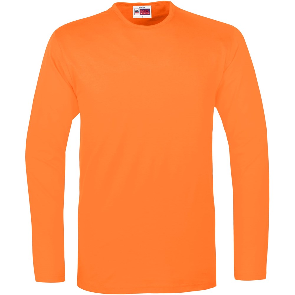 Mens Long Sleeve Portland T-Shirt ORANGE