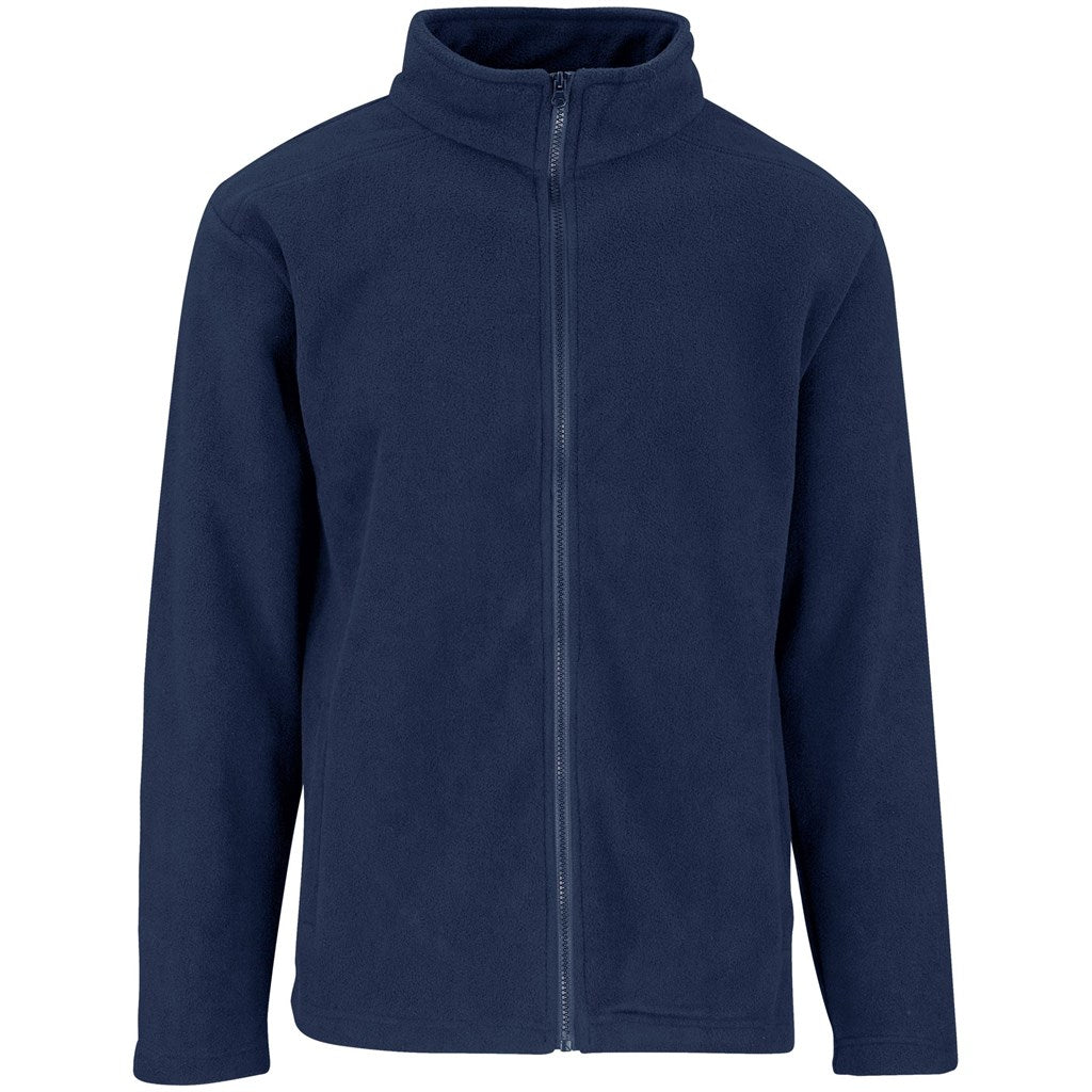 Mens Yukon Micro Fleece Jacket - Blue NAVY