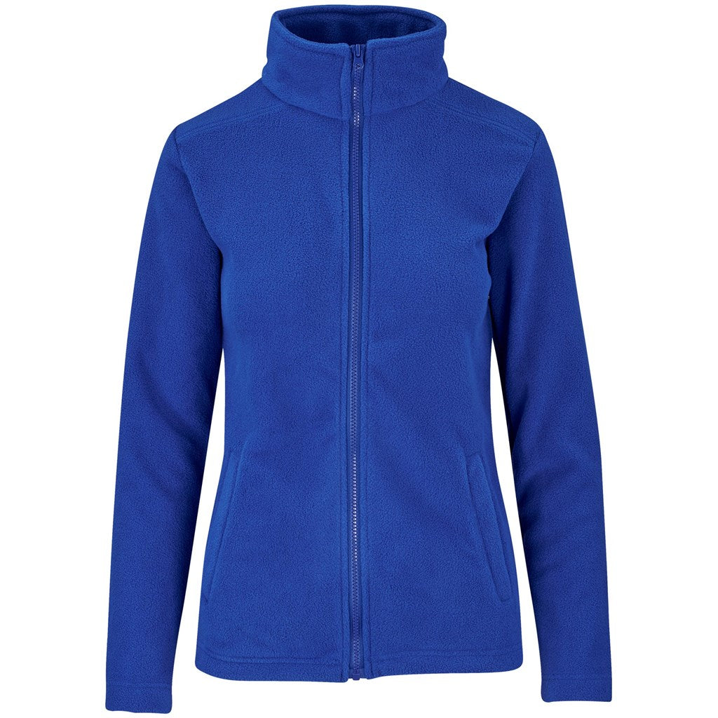 Ladies Yukon Micro Fleece Jacket BLUE