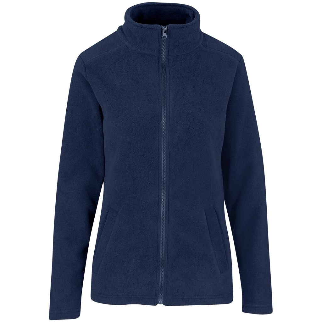 Ladies Yukon Micro Fleece Jacket NAVY