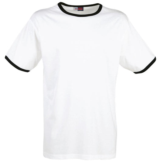 Mens Adelaide Contrast T-Shirt - Black BLACK