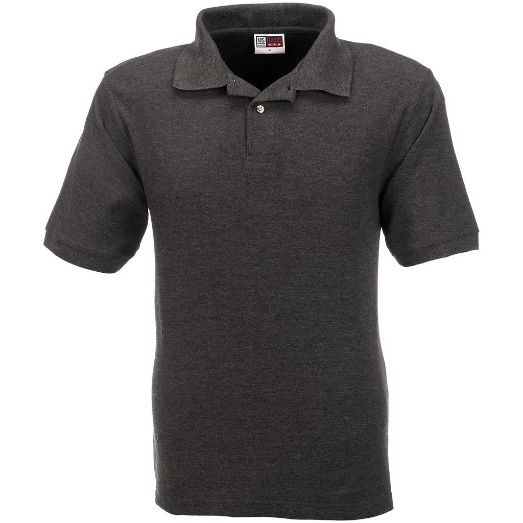 Mens Boston Golf Shirt CHARCOAL