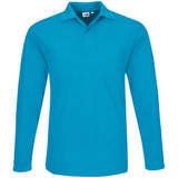 Mens Long Sleeve Elemental Golf Shirt AQUA
