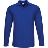 Mens Long Sleeve Elemental Golf Shirt BLUE