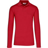 Mens Long Sleeve Elemental Golf Shirt RED