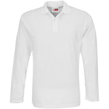 Mens Long Sleeve Elemental Golf Shirt WHITE