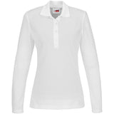 Ladies Long Sleeve Elemental Golf Shirt WHITE