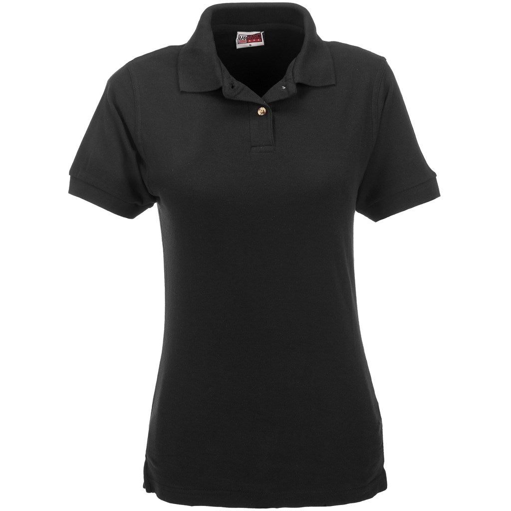 Ladies Boston Golf Shirt BLACK