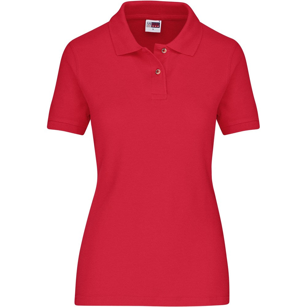 Ladies Boston Golf Shirt RED