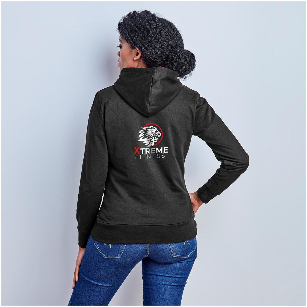 Ladies Solo Hooded Sweater - Blue