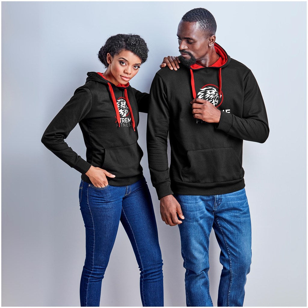 Ladies Solo Hooded Sweater - Blue