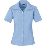 Ladies Short Sleeve Aspen Shirt BLUE
