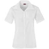 Ladies Short Sleeve Aspen Shirt WHITE