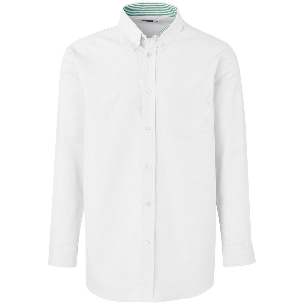 Mens Long Sleeve Aspen Shirt WHITE